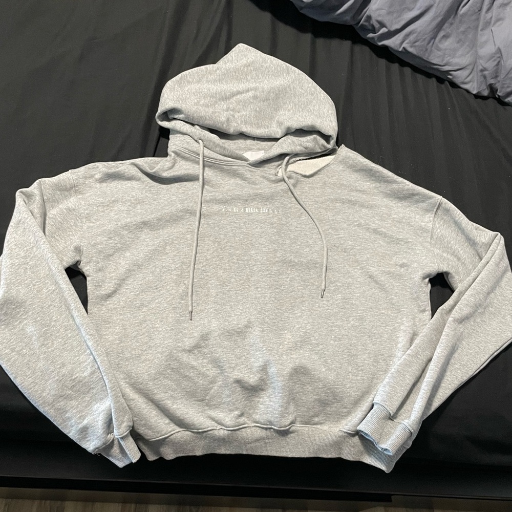 ANN ANDELMAN | Grey Hoodie